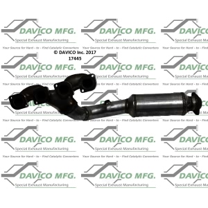 Davico Exhaust Manifold with Integrated Catalytic Converter for 2004 BMW 745Li - 17445