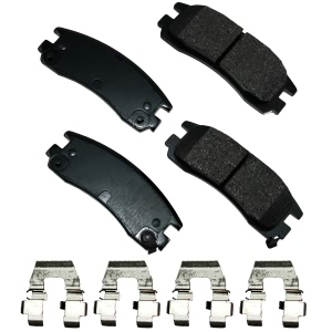 Akebono Performance™ Ultra-Premium Ceramic Rear Brake Pads for 2003 Oldsmobile Alero - ASP814