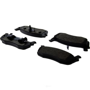 Centric Posi Quiet™ Semi-Metallic Brake Pads With Hardware for 2010 Lincoln Town Car - 104.07110