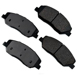 Akebono Pro-ACT™ Ultra-Premium Ceramic Front Disc Brake Pads for 2008 Hyundai Santa Fe - ACT1202