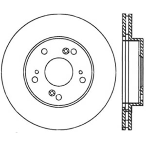 Centric Premium™ Brake Rotor for 2005 Honda Civic - 125.40056