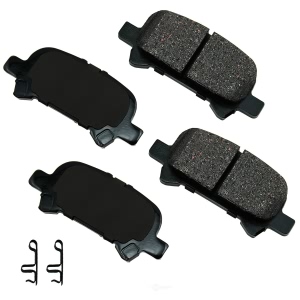 Akebono Pro-ACT™ Ultra-Premium Ceramic Rear Disc Brake Pads for 2000 Toyota Solara - ACT828