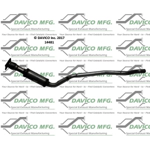 Davico Direct Fit Catalytic Converter and Pipe Assembly for Plymouth - 14481