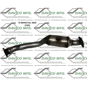 Davico Direct Fit Catalytic Converter and Pipe Assembly for Honda Fit - 17552