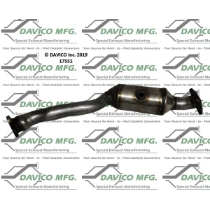 Davico Direct Fit Catalytic Converter and Pipe Assembly for 2008 Honda Fit - 17552
