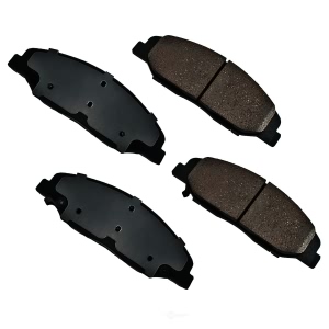 Akebono Pro-ACT™ Ultra-Premium Ceramic Front Disc Brake Pads for 2013 Cadillac CTS - ACT1332