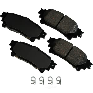 Akebono Pro-Act™ Ultra-Premium Ceramic Brake Pads for 2014 Toyota Prius V - ACT1391