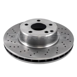 DuraGo Drilled Vented Front Brake Rotor for 2004 Mercedes-Benz S430 - BR900612