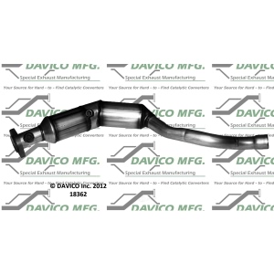 Davico Direct Fit Catalytic Converter and Pipe Assembly for 2007 Land Rover LR3 - 18362