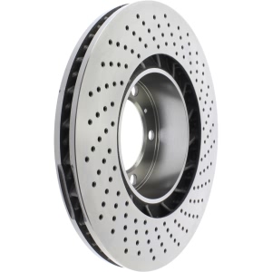 Centric SportStop Drilled 1-Piece Front Driver Side Brake Rotor for 2019 Porsche 718 Cayman - 128.37064