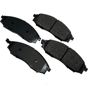 Akebono Pro-ACT™ Ultra-Premium Ceramic Front Disc Brake Pads for 2001 Nissan Xterra - ACT830