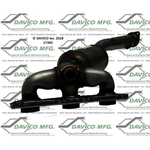 Davico Exhaust Manifold with Integrated Catalytic Converter for 2007 BMW X3 - 17345