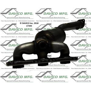 Davico Exhaust Manifold with Integrated Catalytic Converter for 2008 BMW X3 - 17345