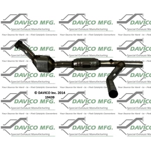 Davico Direct Fit Catalytic Converter and Pipe Assembly for 1997 Ford E-150 Econoline Club Wagon - 19439