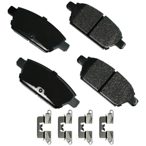 Akebono Performance™ Ultra-Premium Ceramic Rear Brake Pads for 2012 Ford Fusion - ASP1161A