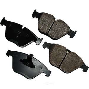 Akebono EURO™ Ultra-Premium Ceramic Front Disc Brake Pads for 2007 BMW 650i - EUR918