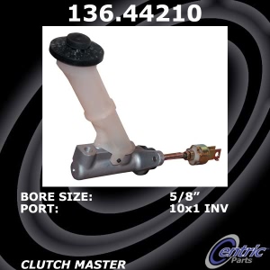 Centric Premium Clutch Master Cylinder for 1992 Lexus SC300 - 136.44210