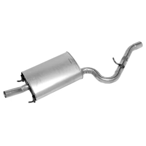 Walker Quiet Flow Stainless Steel Oval Aluminized Exhaust Muffler And Pipe Assembly for 2000 Plymouth Breeze - 55153