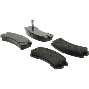 Centric Posi Quiet™ Extended Wear Semi-Metallic Rear Disc Brake Pads for 1993 Nissan Pathfinder - 106.04010