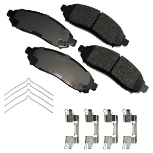 Akebono Performance™ Ultra-Premium Ceramic Front Brake Pads for 2012 Suzuki Equator - ASP1094A