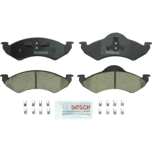 Bosch QuietCast™ Premium Ceramic Front Disc Brake Pads for 2000 Dodge Dakota - BC820