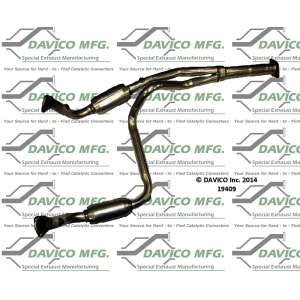 Davico Direct Fit Catalytic Converter and Pipe Assembly for 2000 Chevrolet Express 3500 - 19409