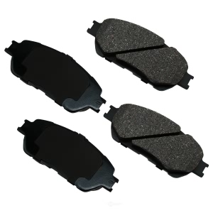 Akebono Pro-ACT™ Ultra-Premium Ceramic Front Disc Brake Pads for 2005 Toyota Solara - ACT906A