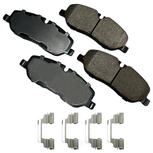 Akebono EURO™ Ultra-Premium Ceramic Front Disc Brake Pads for Land Rover LR3 - EUR1098A