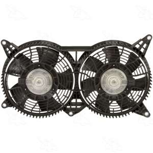 Four Seasons Dual Radiator And Condenser Fan Assembly for 2005 Cadillac SRX - 76023