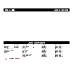 Centric Posi Quiet™ Loaded Brake Caliper for 2014 BMW 428i xDrive - 142.34819