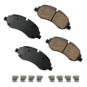 Akebono Performance™ Ultra-Premium Ceramic Front Brake Pads for 2016 Ford Transit-150 - ASP1774