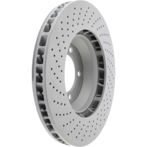 Centric SportStop Drilled 1-Piece Front Passenger Side Brake Rotor for 2013 Porsche 911 - 128.37051