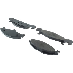 Centric Posi Quiet™ Semi-Metallic Brake Pads With Hardware for 1988 Chrysler LeBaron - 104.02190