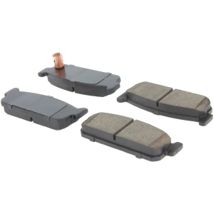 Centric Posi Quiet™ Ceramic Rear Disc Brake Pads for 1990 Infiniti Q45 - 105.04810