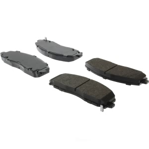 Centric Posi Quiet™ Extended Wear Semi-Metallic Front Disc Brake Pads for 2017 Chrysler Pacifica - 106.15890