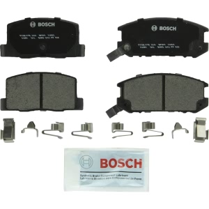 Bosch QuietCast™ Premium Organic Rear Disc Brake Pads for 1986 Toyota MR2 - BP309