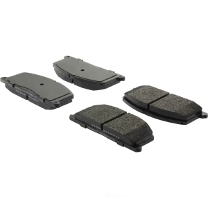 Centric Posi Quiet™ Extended Wear Semi-Metallic Front Disc Brake Pads for 1989 Toyota Corolla - 106.02420