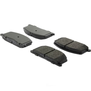 Centric Posi Quiet™ Extended Wear Semi-Metallic Front Disc Brake Pads for 1989 Geo Prizm - 106.02420