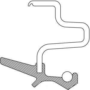 National Differential Crankshaft Seal - 710159