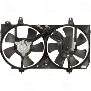 Four Seasons Dual Radiator And Condenser Fan Assembly for 1999 Infiniti G20 - 76083