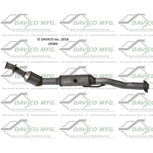Davico Direct Fit Catalytic Converter and Pipe Assembly for 2007 Ford Ranger - 19394