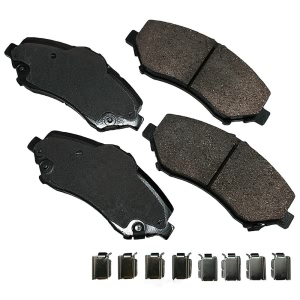 Akebono Pro-ACT™ Ultra-Premium Ceramic Front Disc Brake Pads for 2011 Dodge Journey - ACT1273