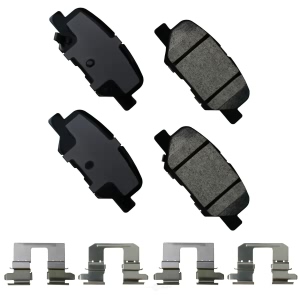 Akebono Pro-ACT™ Ultra-Premium Ceramic Rear Disc Brake Pads for Mitsubishi Outlander Sport - ACT1679