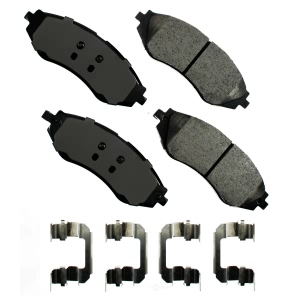 Akebono Pro-ACT™ Ultra-Premium Ceramic Front Disc Brake Pads for 2011 Chevrolet Aveo - ACT1035