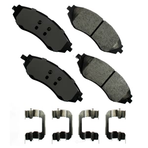 Akebono Pro-ACT™ Ultra-Premium Ceramic Front Disc Brake Pads for 2009 Chevrolet Aveo5 - ACT1035