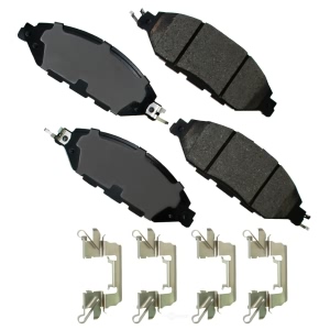 Akebono Pro-ACT™ Ultra-Premium Ceramic Front Disc Brake Pads for Infiniti QX60 - ACT1649