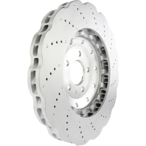 Centric SportStop Drilled 1-Piece Front Brake Rotor for Audi RS7 - 128.33152