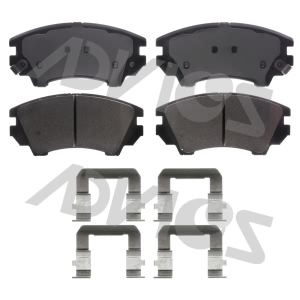 Advics Ultra-Premium™ Ceramic Brake Pads for 2011 Chevrolet Caprice - AD1404