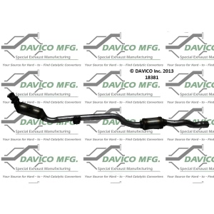 Davico Direct Fit Catalytic Converter and Pipe Assembly for Mercedes-Benz CLS550 - 18381