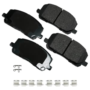 Akebono Pro-ACT™ Ultra-Premium Ceramic Front Disc Brake Pads for 2006 Toyota Highlander - ACT884A